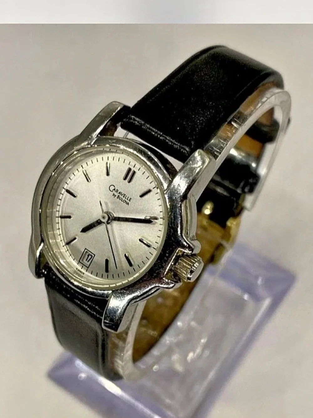 *** Caravelle “ by Bulova Analog Watch Black *^* Silverwear *^*